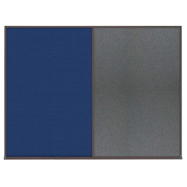 Double Door Radius Corkboard, 42"X32", B